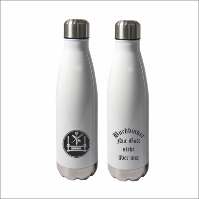 Thermosflasche "Nico" mit Logo Buchbinder