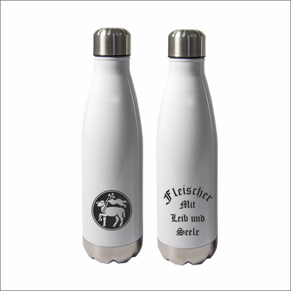 Thermosflasche "Nico" mit Logo Fleischer