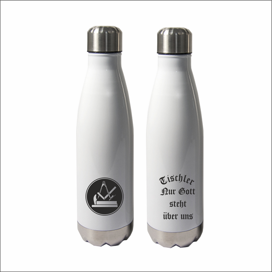 Thermosflasche "Nico" mit Logo Tischler